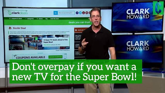 Don't overpay if you want a new TV for the Super Bowl!