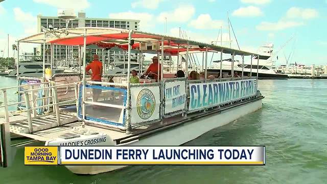 New ferry service launches from Dunedin to Clearwater Beach