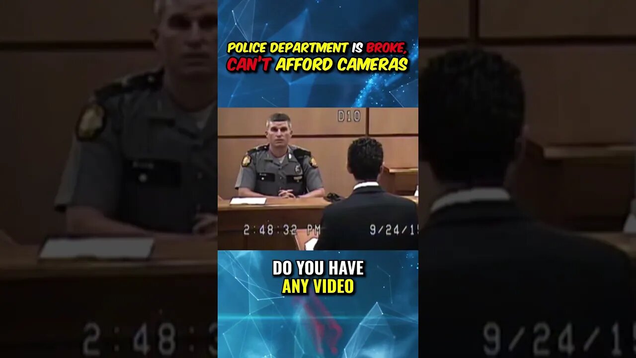 Why THE POLICE Can't Afford Cameras? Are they BROKE?