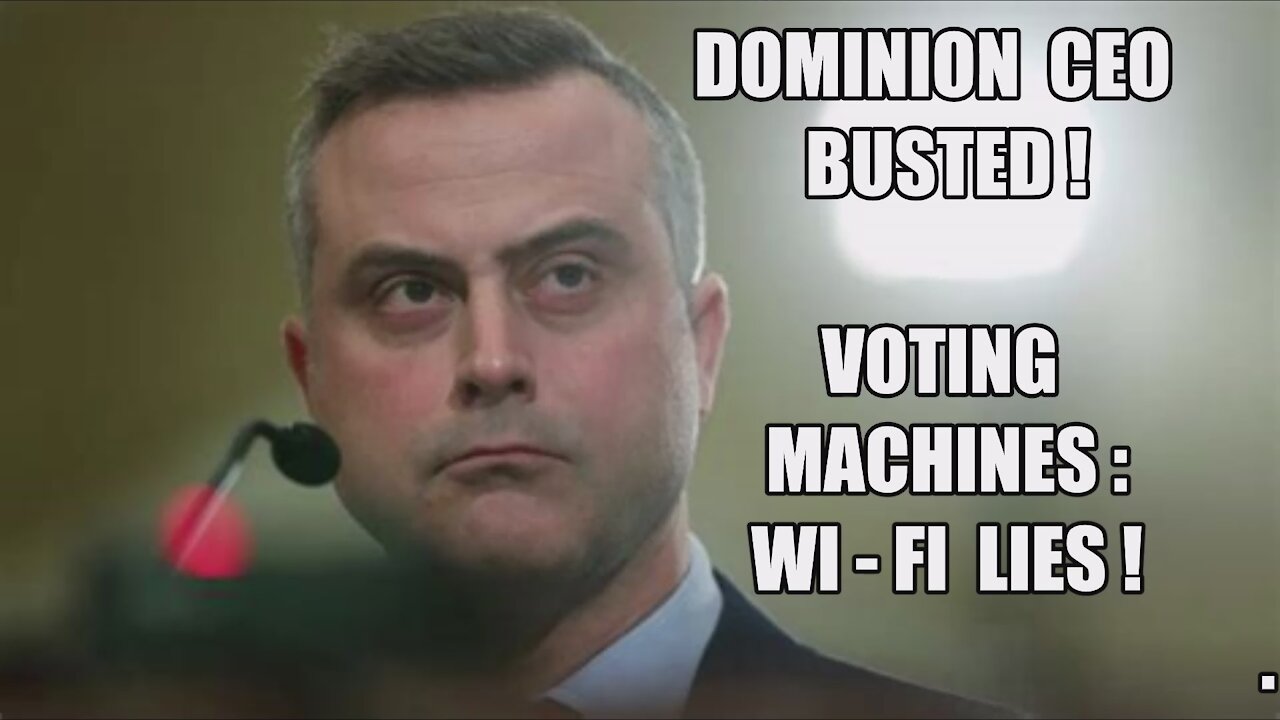 WI-FI LIE DOMINION CEO PURGURY! PULITZER'S PROOF! TRUMP MILITARY OPTION! BOMB+PRINTING PRESS ARSEN!