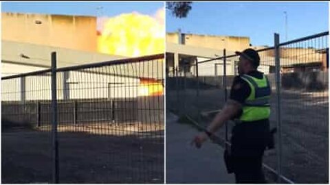Dramatisk gasseksplosjon på kjøpesenter i Melbourne