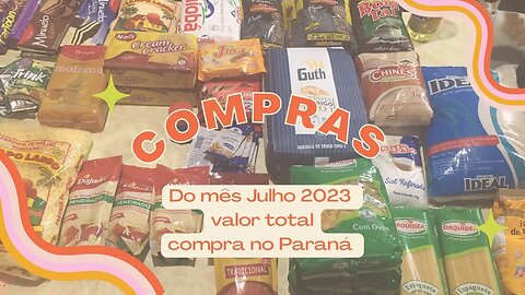 COMPRA DO MÊS - Valor- Paraná