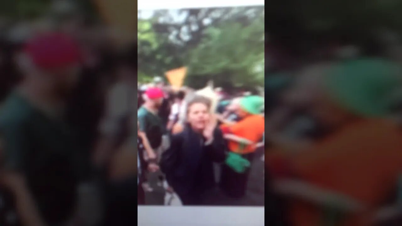 Drags, Gays, Lesbians & Others March During Another Pride Parade Chanting about Coming for Children