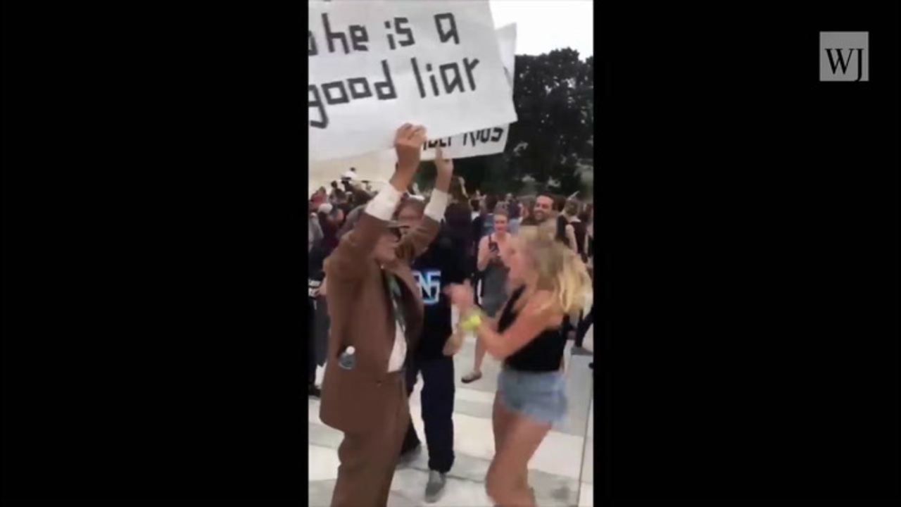 Justice: Anti-Kavanaugh Protester Accosting Elderly Man Gets Struck with Long Arm of the Law