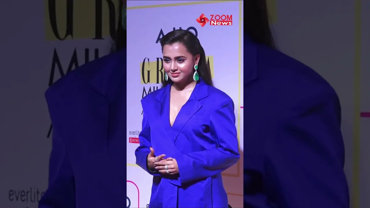Tejasswi Prakash arrives in STYLE at AJIO Presents Grazia Millennial Awards 2023 😍 #shorts #tejran