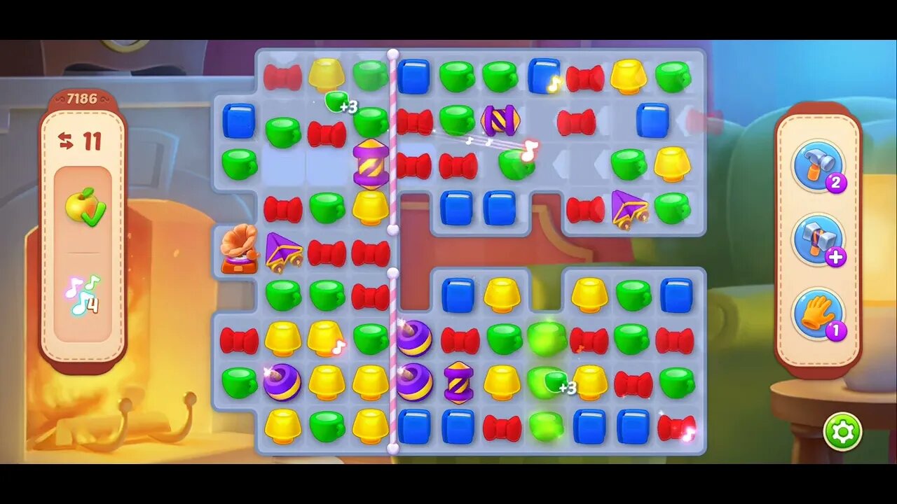 Playrix Homescapes Gameplay Walkthrough Level 7186