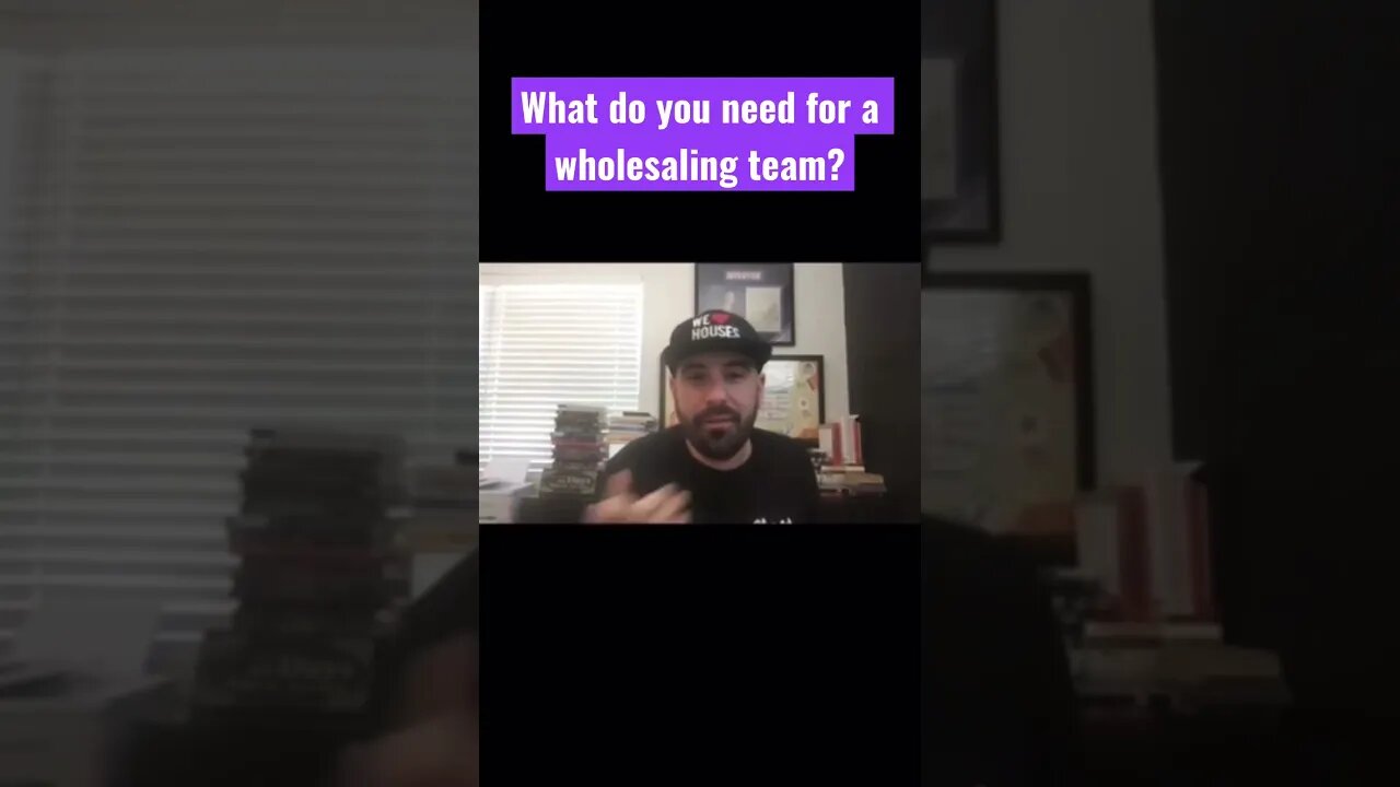 What consists of a wholesaling team? #entrepreneur #wealthylife #finance #realestate #personalwealth