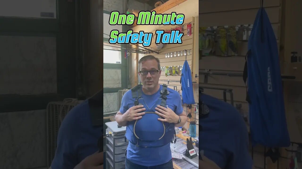 One minute safety video! Pfd and whistle. #kayakfishing #shorts #safetyfirst #smallbusiness #fishing