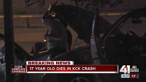 Police: 17-year-old killed in KCK crash