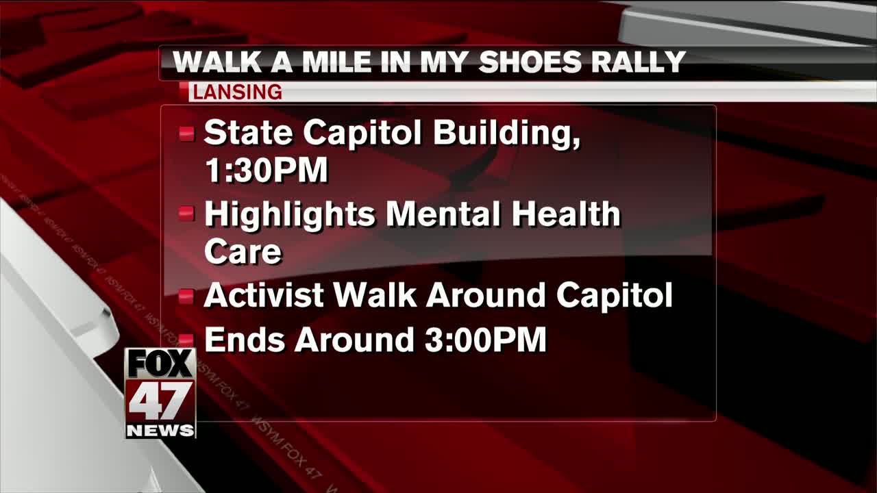 Walk A Mile In My Shoes Rally happening Thursday at the State Capitol