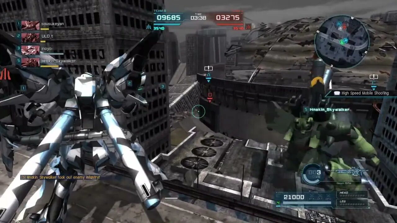Gundam Battle Operation 2 : Sinanju the raid gang