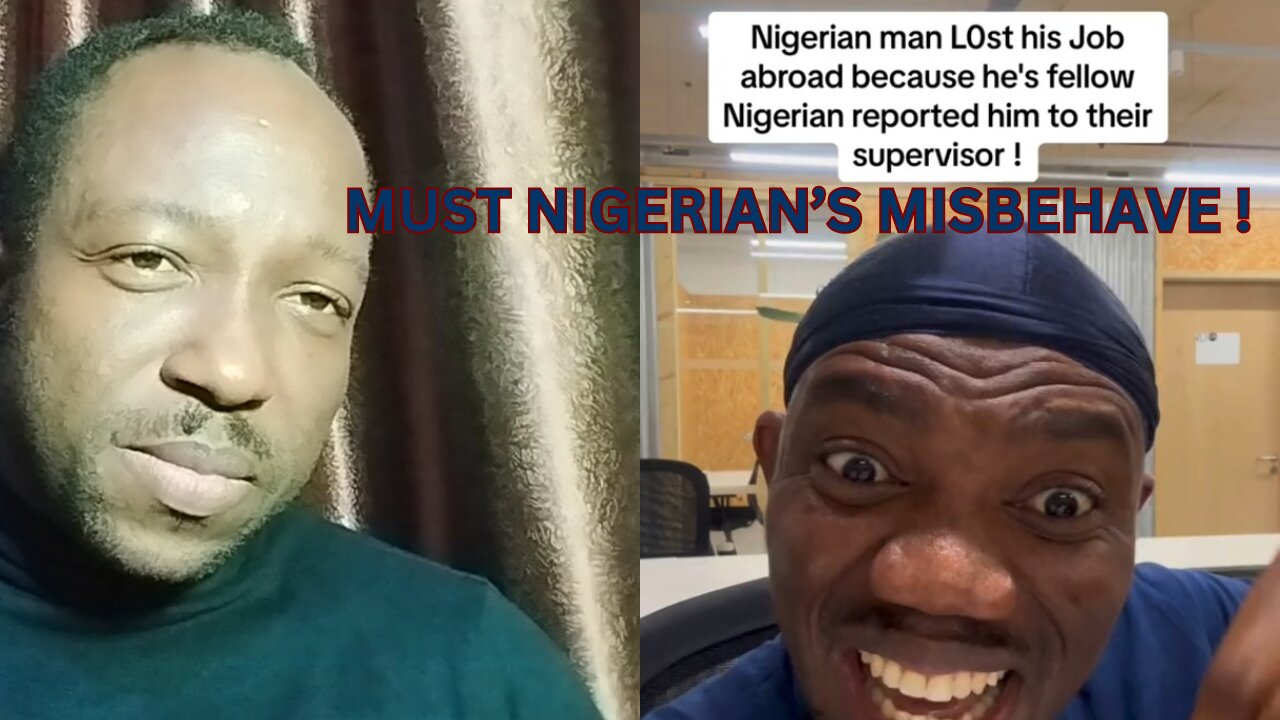 NIGERIAN MAN LOSES JOB DUE TO HIS FELLOW FEMALE NIGERIAN. WICKEDNESS IN DIASPORA.#toxic