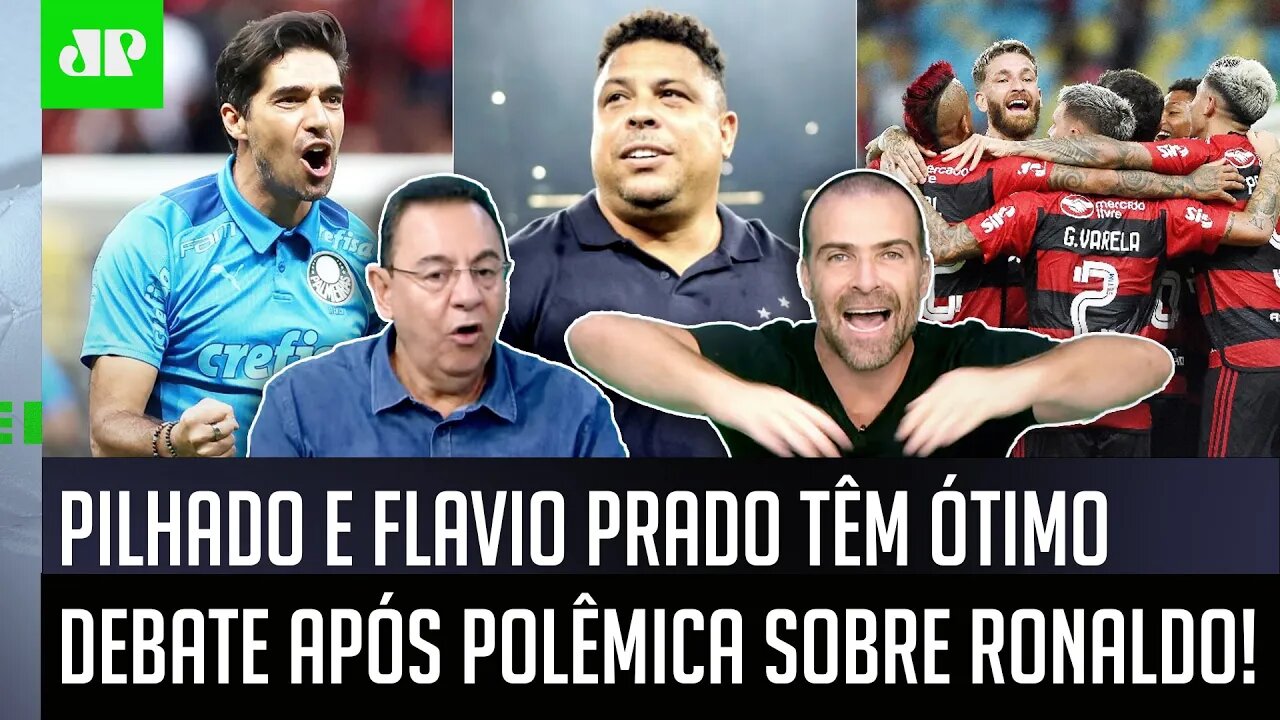 PEGOU FOGO! "NÃO, NÃO! Ou TOMA VERGONHA NA CARA ou..." Pilhado e Flavio Prado têm ÓTIMO DEBATE!