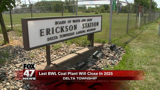 Lansing BWL to retire Erickson Coal Plant by 2025