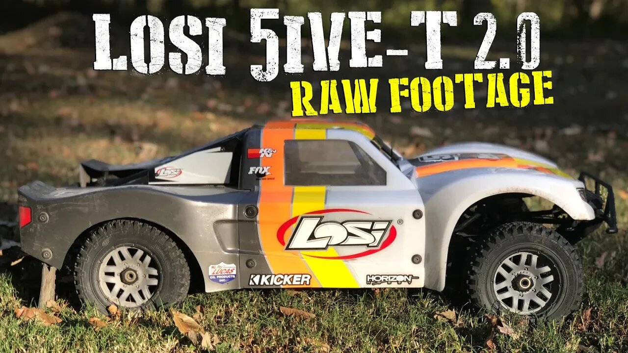 Losi 5iveT 2.0 RAW Run Footage