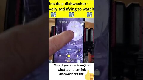 Dishwasher operation very satisfying to watch