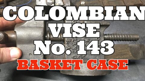 Vintage Colombian Bench Vise No. 143 - Basket Case - Bench Vise