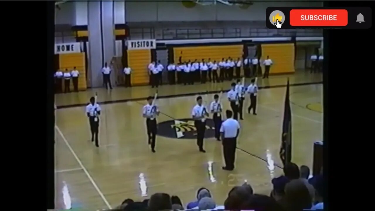 Shawnee Mission West (1998-04-28) NJROTC Formation [#SMWest #theBACarchive #VHS #NJROTC]