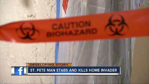 St. Pete man stabs and kills home invader