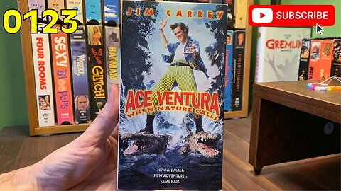 [0123] ACE VENTURA - WHEN NATURE CALLS (1995) VHS INSPECT [#aceventurawhennaturecallsVHS]