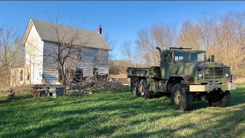 Pulling Down A 100 year old House