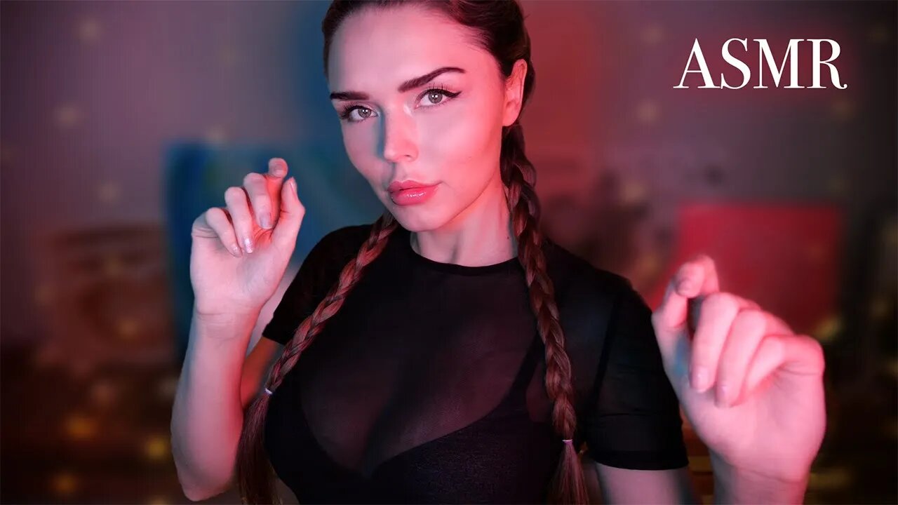 ASMR | Tingly Face Touching with Whispers ✨
