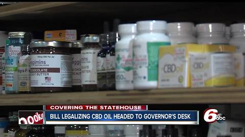 CBD oil bill now heads to Gov. Holcomb's desk for signature