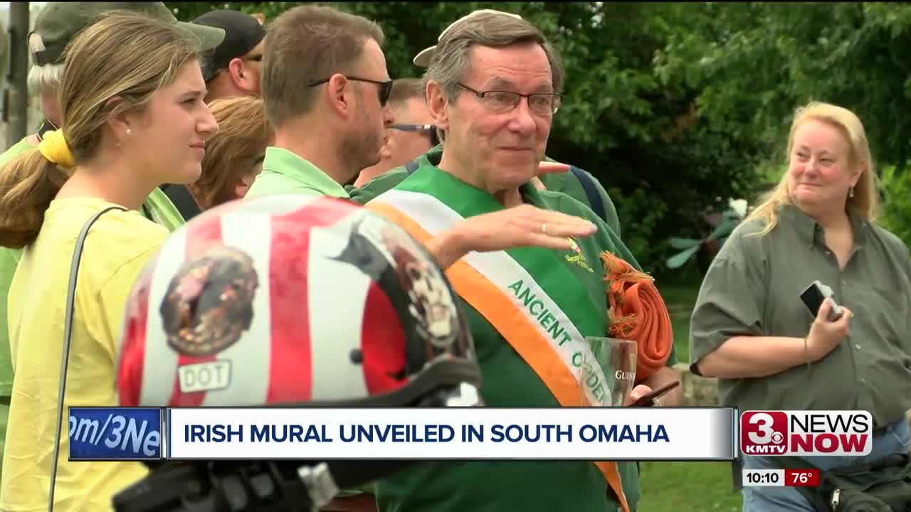 South Omaha Irish Mural Unveiling