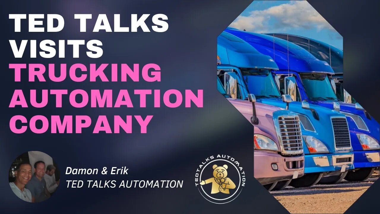 TED Talks Damon & Erik Tour Trucking Company, New Passive Income Model, 88/12 Split!