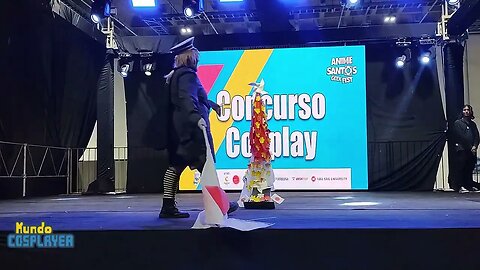 Apresentação Cosplay de Kagamine Len de Vocaloid no Anime Santos Geek Fest 2023!