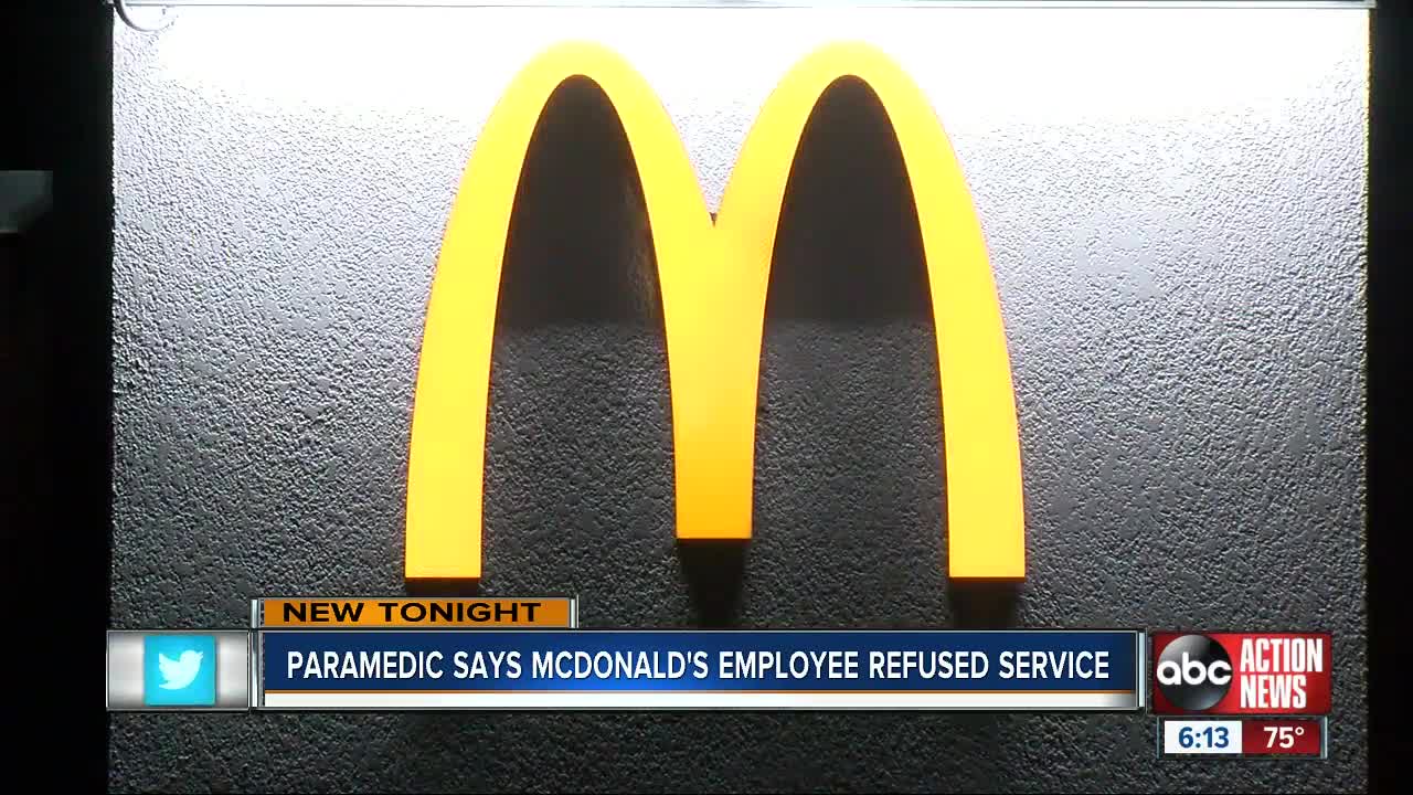 McDonald's employee fired after allegations of refusing to serve Sunstar paramedics