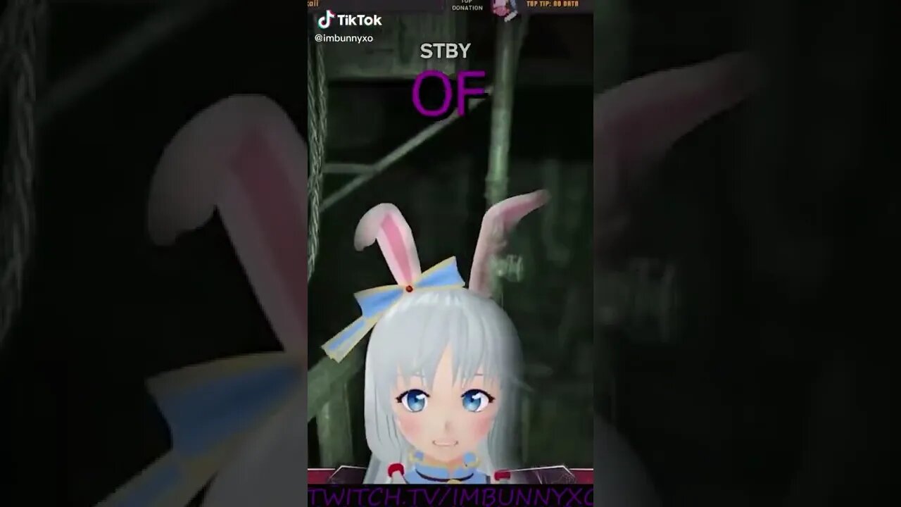 WE GOT THIS FAR!! WE AINT SCARED 🐇 #shorts #vtuber #funny #scared #bunny #short #shortsvideo