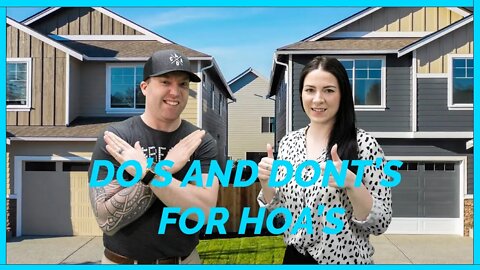 HOA Do's and Don'ts