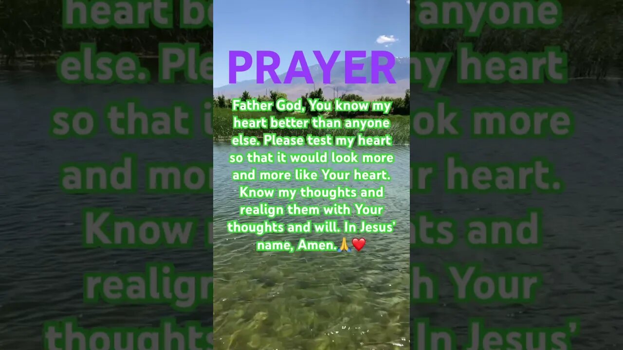 Follow Jesus🙏❤️ A Prayer for God to Know My Heart #faith #god #jesus #repentance #believe #prayer