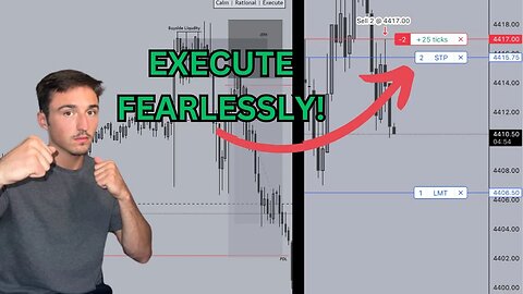 Day Trading The Markets With NO Fear! (Executing Your Trades Fearlessly)