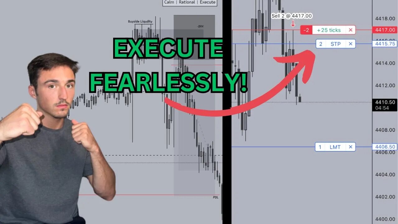 Day Trading The Markets With NO Fear! (Executing Your Trades Fearlessly)