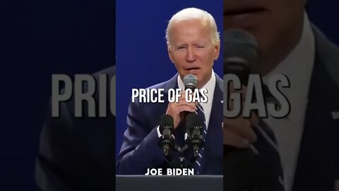 Biden, Price Of Gas In America is $3.39, Down From Over $5 When I Took Office