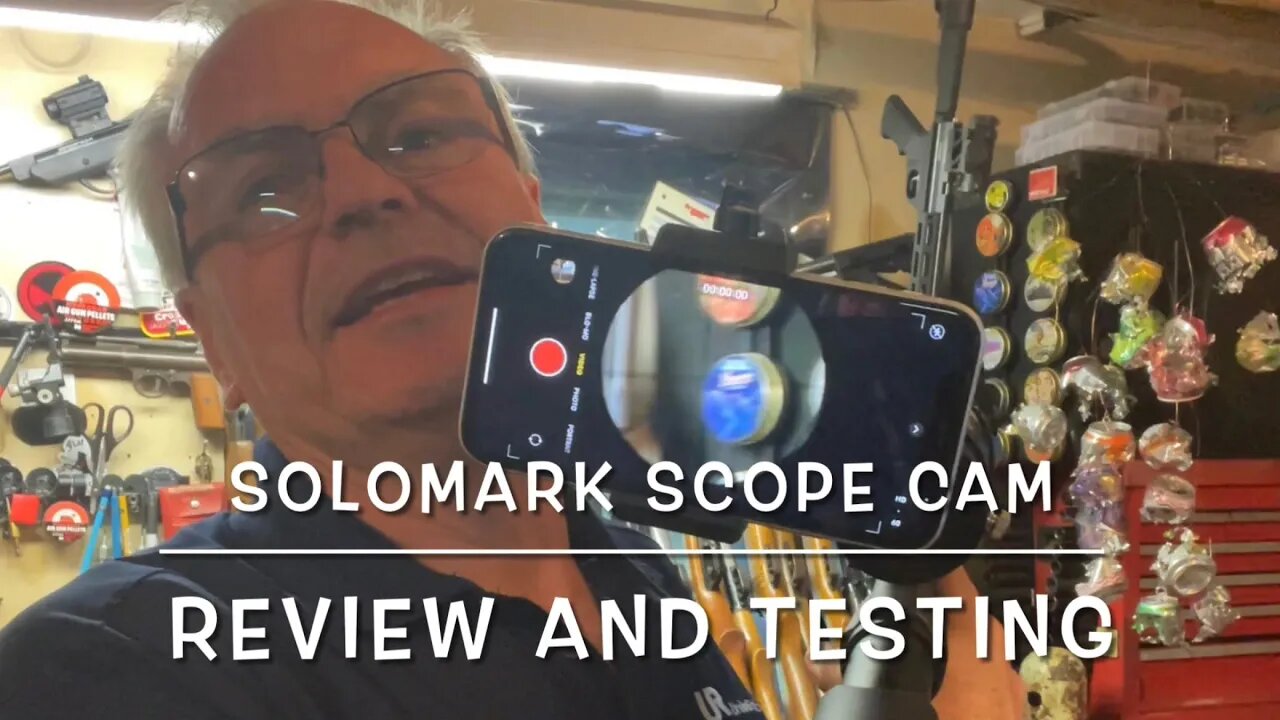 Solomark smartphone scope cam mount. Review and testing, really cool!