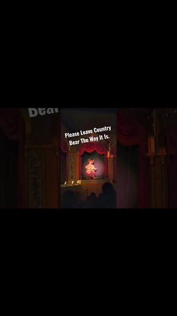 Disney's Country Bear Jamboree Is Perfect The Way It Is.