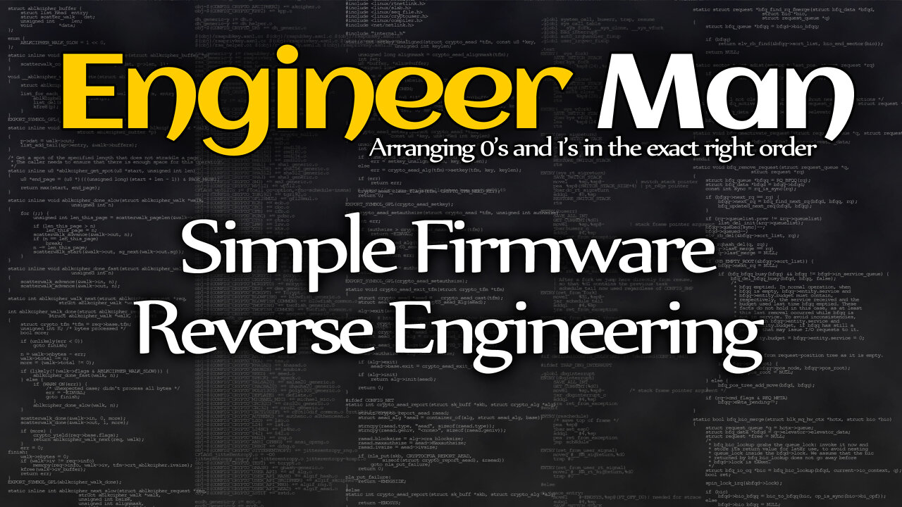 Simple Firmware Reverse Engineering