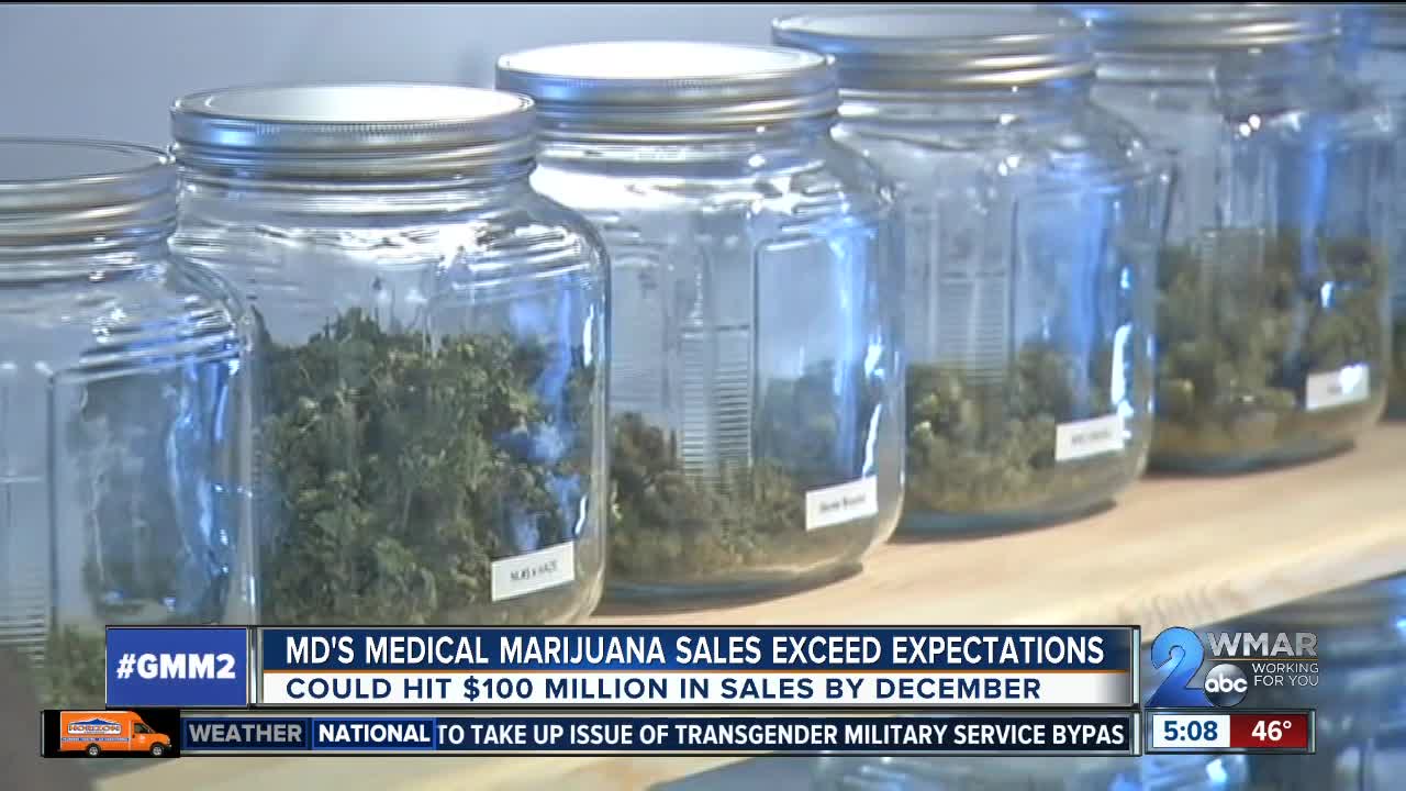 Medical marijuana sales surpass expectations