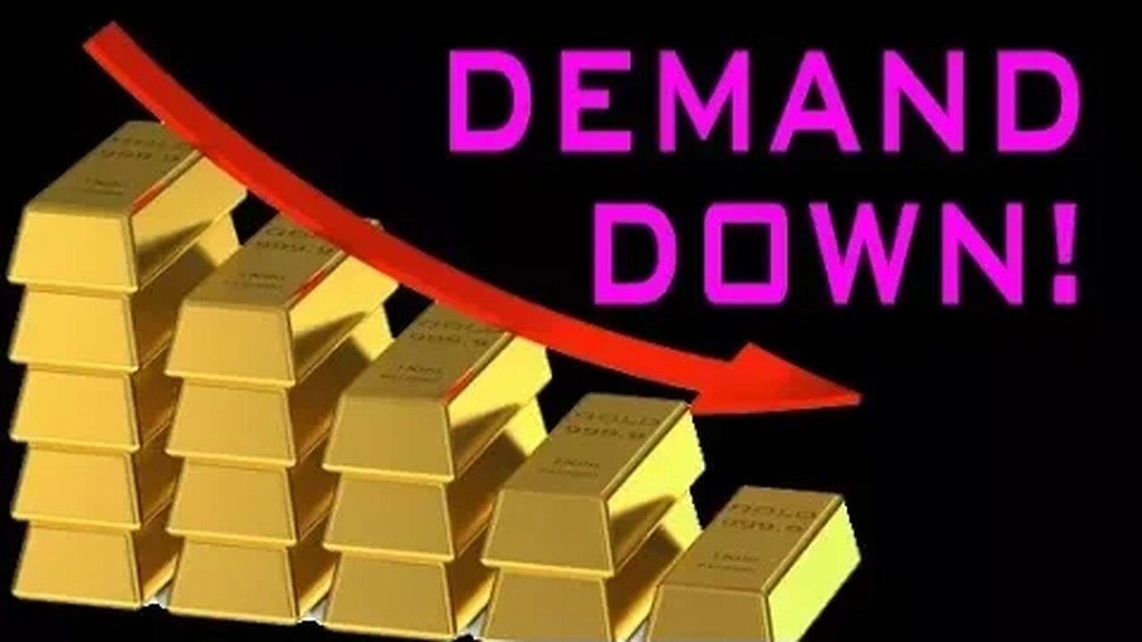 Gold Demand Drops To 8 Year Low