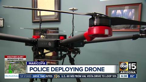 Maricopa becoming first Phoenix-area police department to use drones in tactical situations