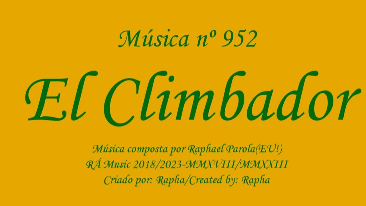 Música nº 952-El Climbador