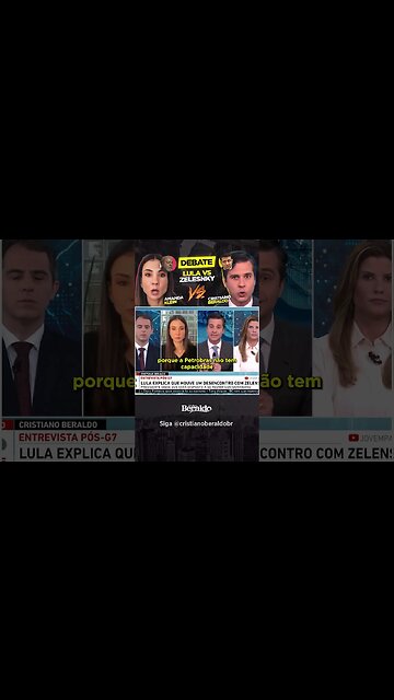 🥊Debate: Lula vs Zelensky | Amanda Klein vs Cristiano Beraldo #shorts #lula #zelensky