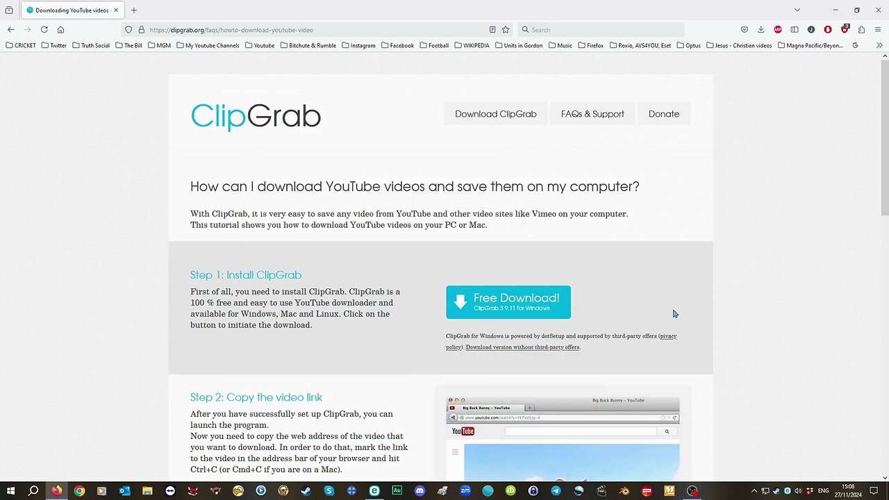 Clip Grab website is currently unsafe Warning for people to stay away