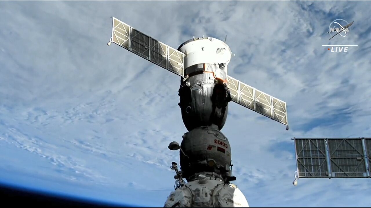 Soyuz MS-23 International Space Station Undocking - Sept. 27, 2023