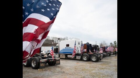 Sen. Marshall Gives People's Convoy Members Capitol Tour