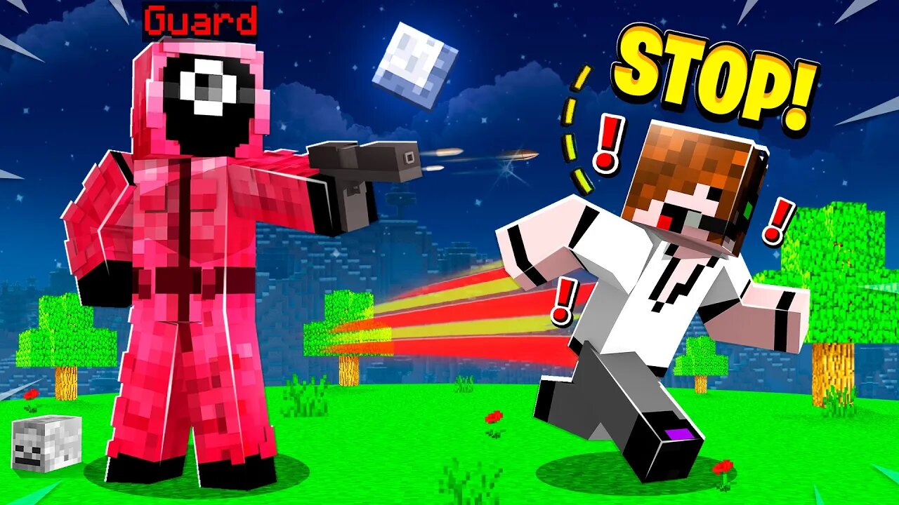 I Pretended To Be A SQUID GAME Guard.. (Minecraft)