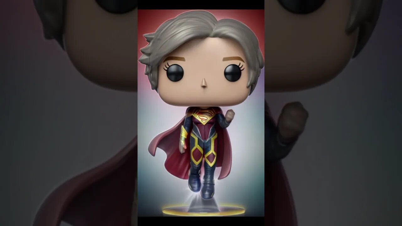 Funko Supergirl in The Flash movie 2023 - AI Art #shorts#shortvideos#Funko#Supergirl#TheFlash